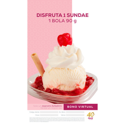 Sundae De 1 Bola