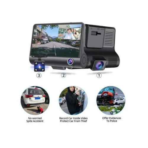 Camara Dvr Para Carro Triple