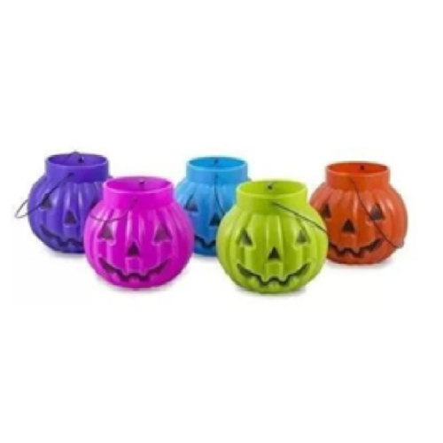 Calabazas Para Dulces Halloween Pequeñas X 12 Unidades