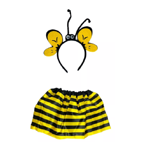 Diadema Abeja + Falda Para Niña