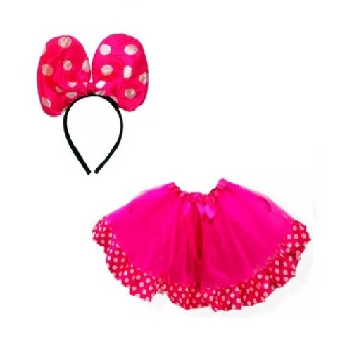 Diadema Minnie Niña Mouse + Falda