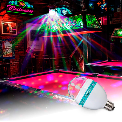 Bombillo Discoteca Led Auto Giratorio Efecto Disco Luz Kl2181